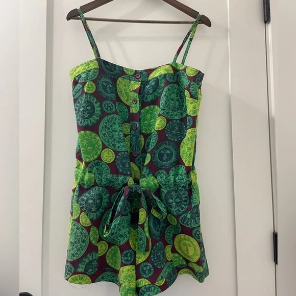 Ana Sui romper silk & linen - Picture 1 of 5